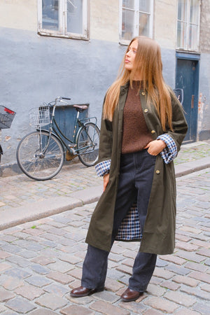 Livia Trenchcoat - oliivi