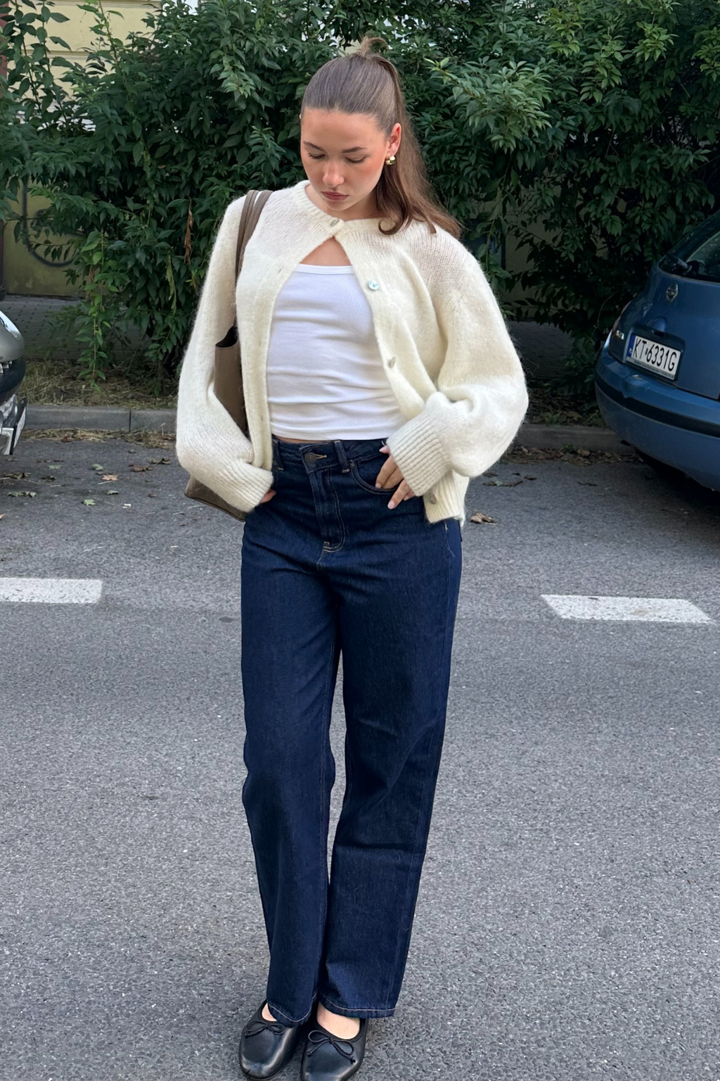 Alkuperäinen esitys löysät farkut - tummansininen farkku