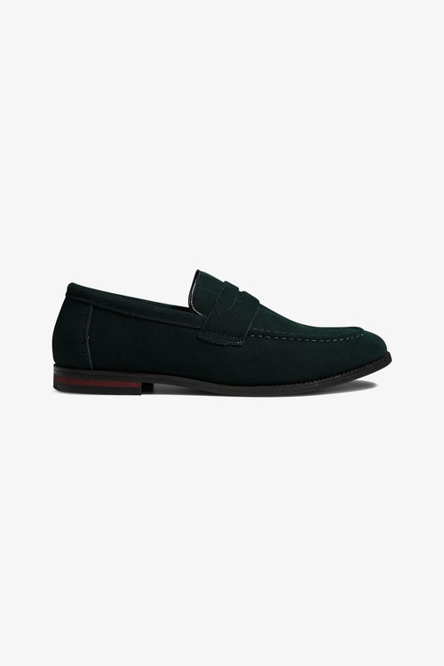 Loafers Suede - Green - TeeShoppen Group™