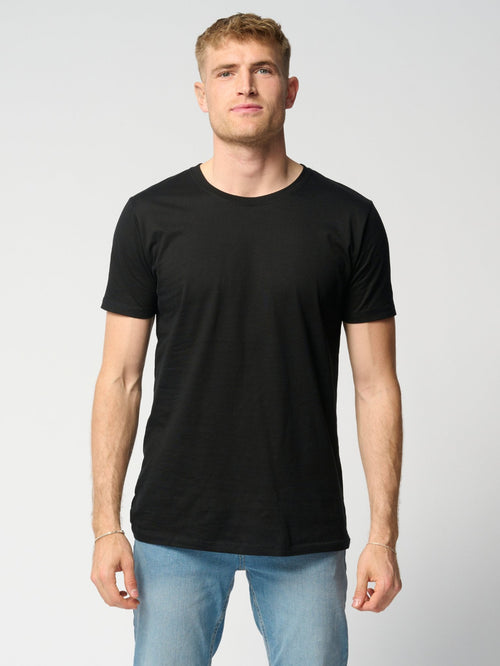 Muscle T-shirt - Sort - TeeShoppen - Sort