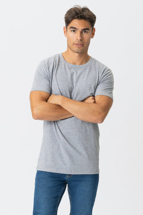 Muscle T-shirt - Light Gray - TeeShoppen Group™