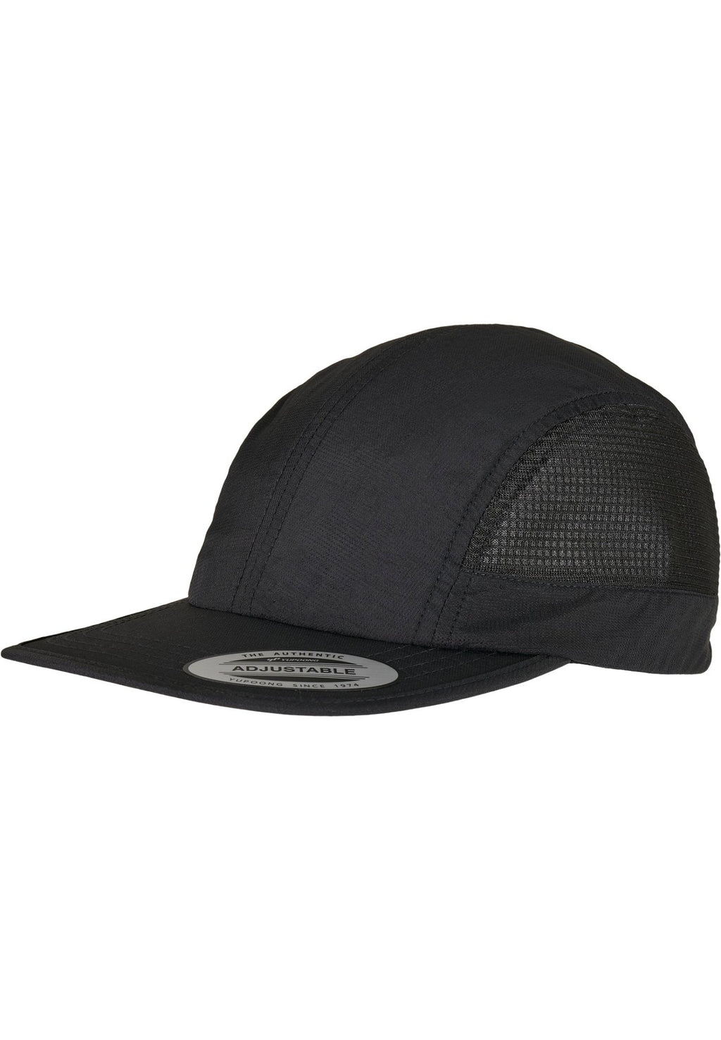 Nylon Snapback - Musta