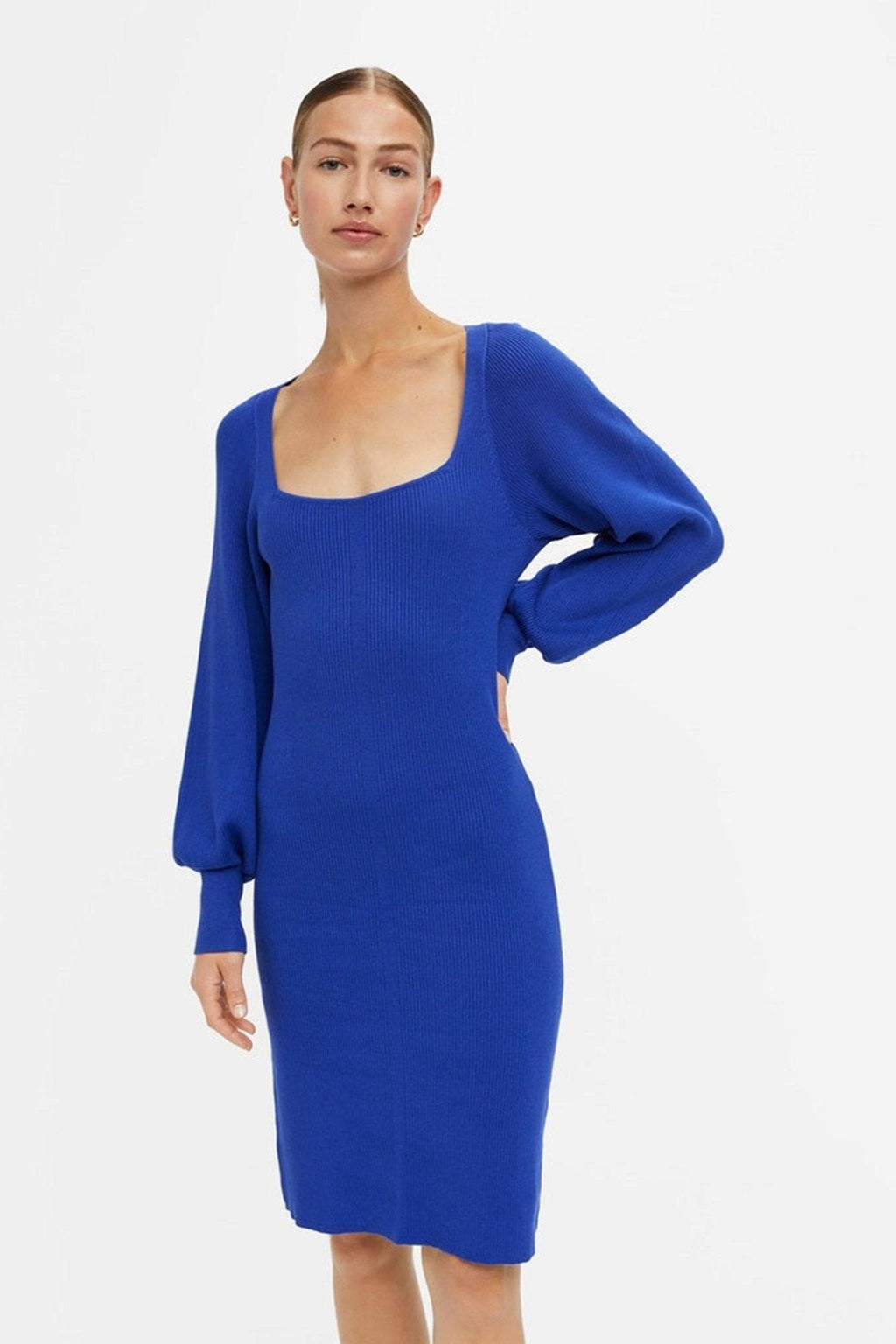 Agnes Strik Kjole - Clematis -sininen