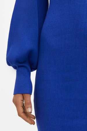 Agnes Strik Kjole - Clematis -sininen