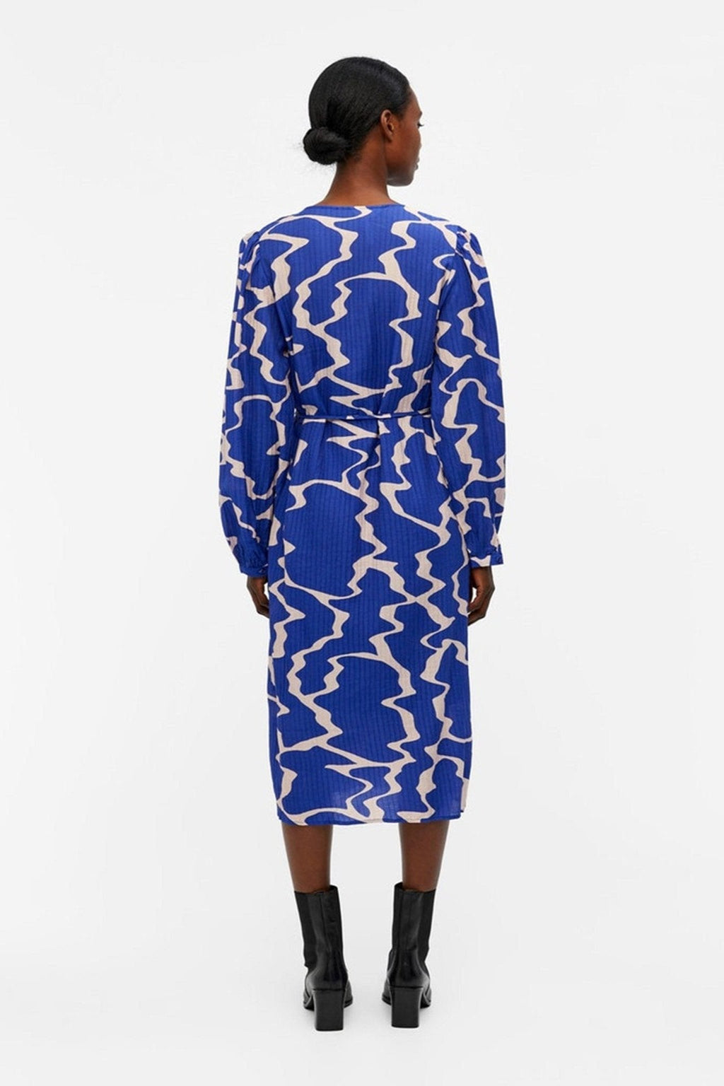 Vanja Wrap Kjole - Clematis sininen