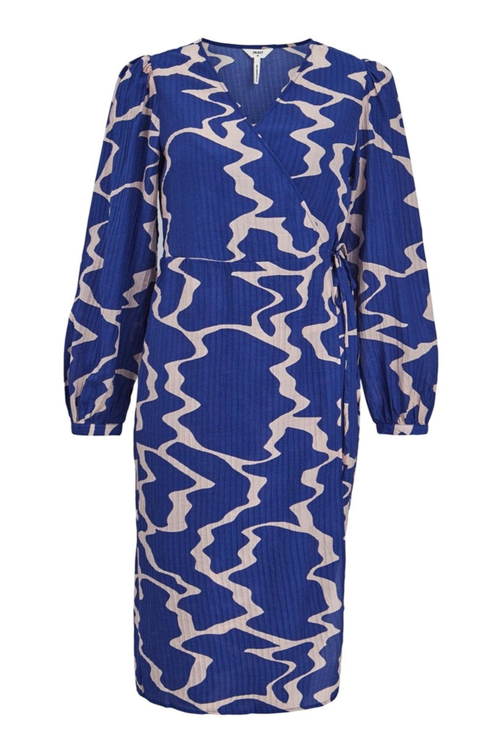 Vanja Wrap Kjole - Clematis sininen