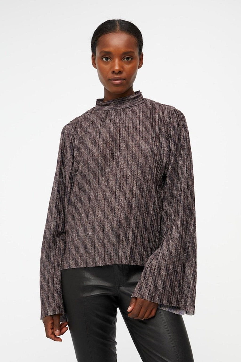 Lux Langærmet Bluse - Lajittele