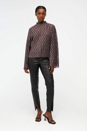 Lux Langærmet Bluse - Lajittele