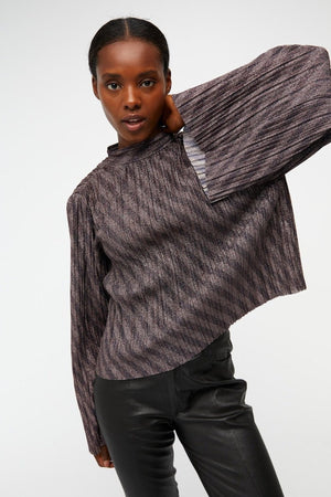 Lux Langærmet Bluse - Lajittele