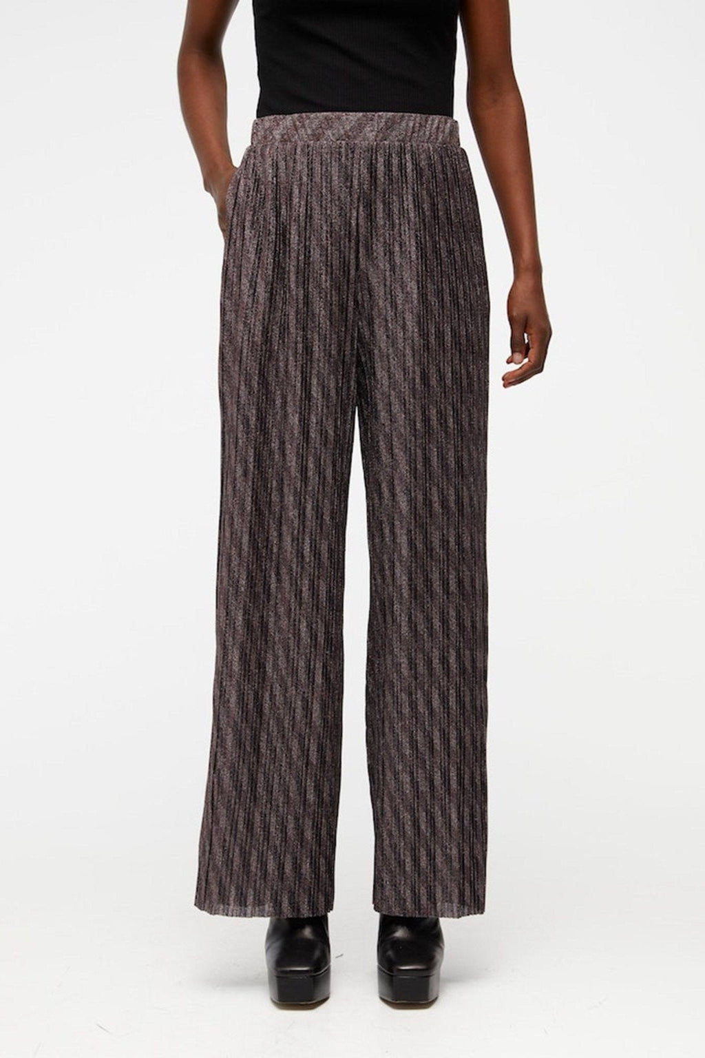 Lux korkea vyötärö bikser - Lajittele