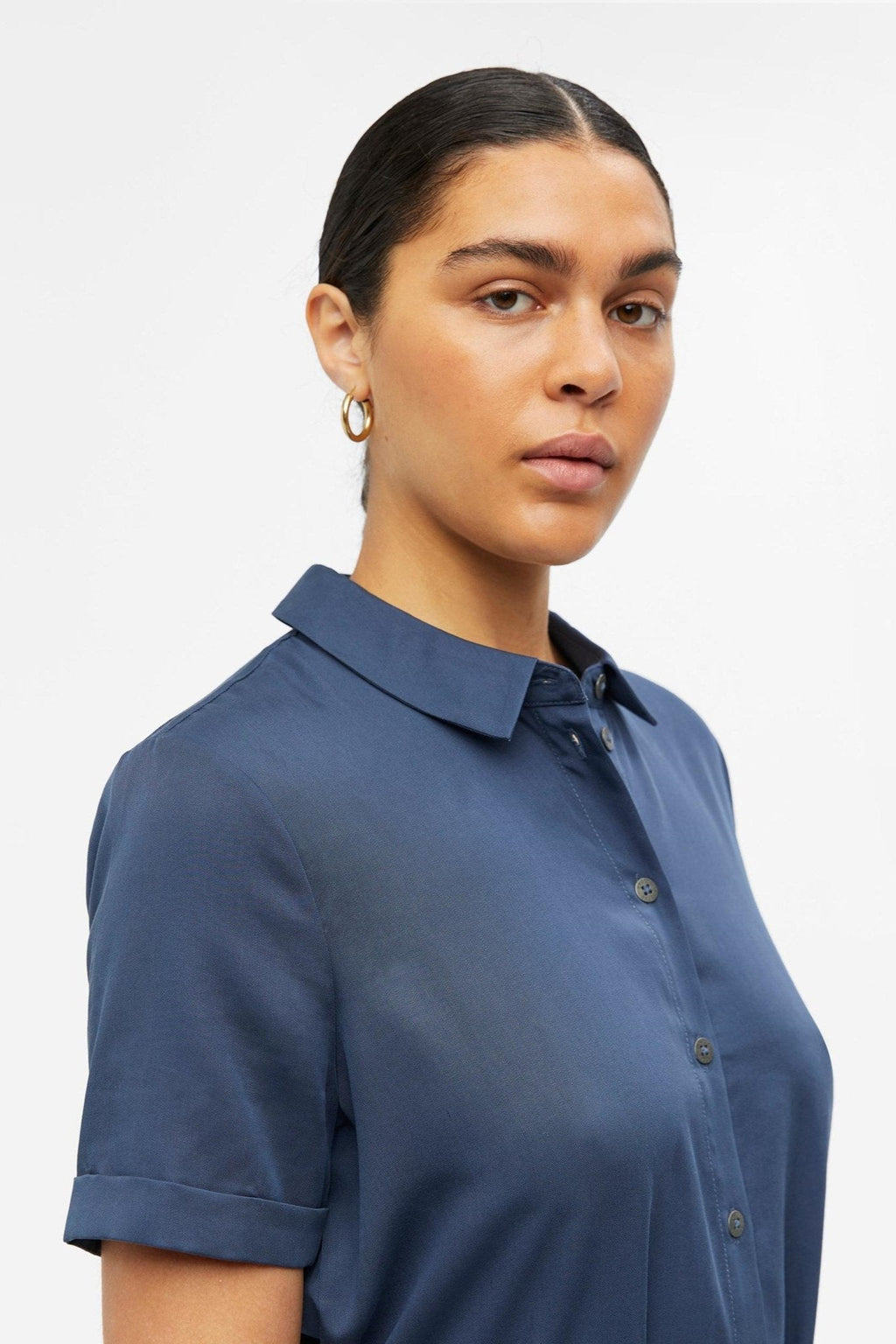 Tilda Maxi Kjole - sininen indigo