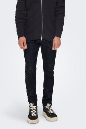 LOOM SLIM RAW -farkut - Sininen farkku