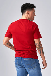 Orgaaninen perus -t -paita - punainen