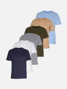 Orgaaninen Basic T-paidat - pakettitarjous 6 kpl (sähköposti)