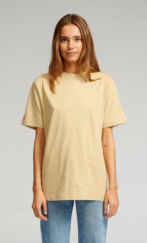 Oversized T-shirt - Beige - TeeShoppen Group™