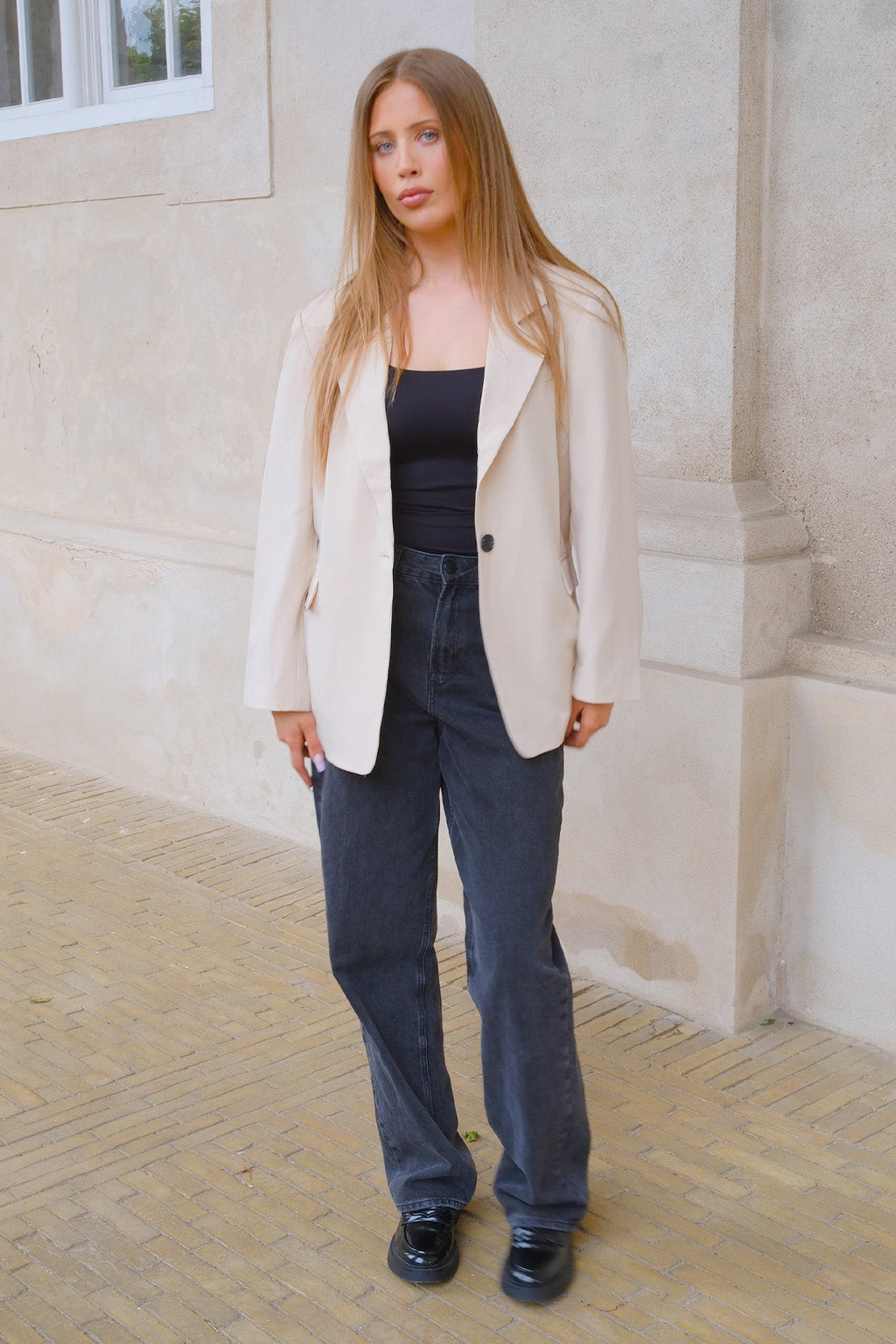 Ylisuuret bleiseri - beige