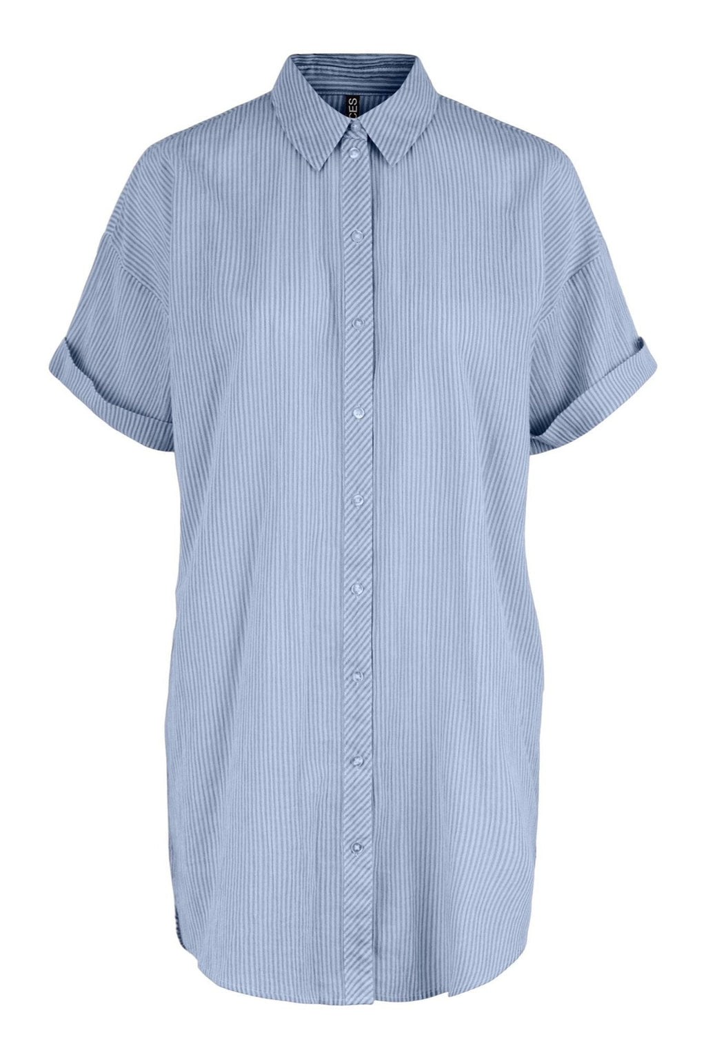 Terra Lang Skjorte - Kentucky Blue