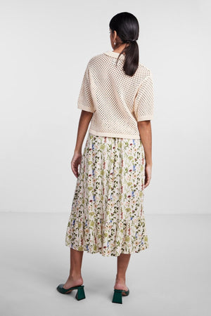 Laya neulottu polo - valkoinen savu