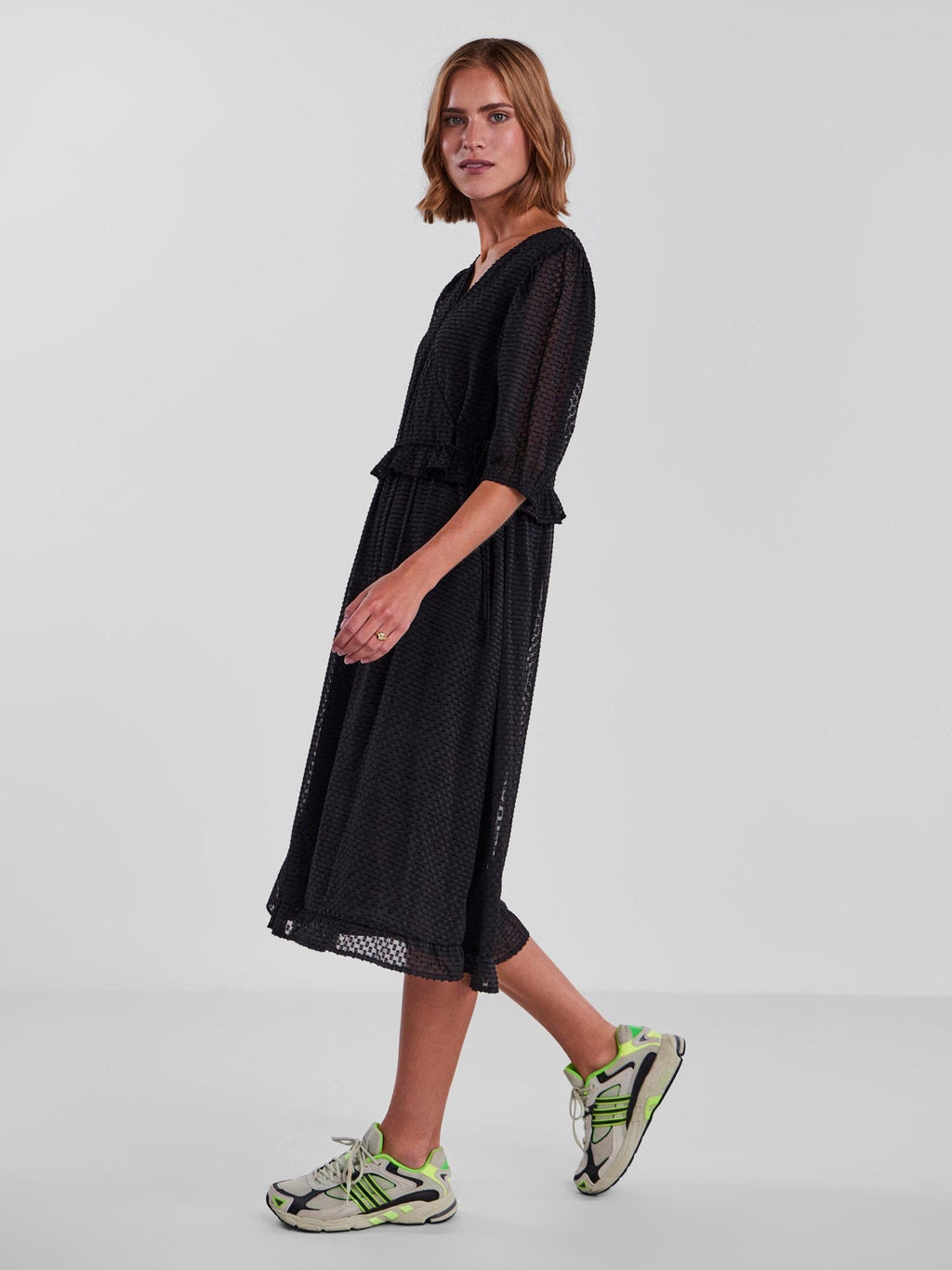 Agana Midi -mekko - musta