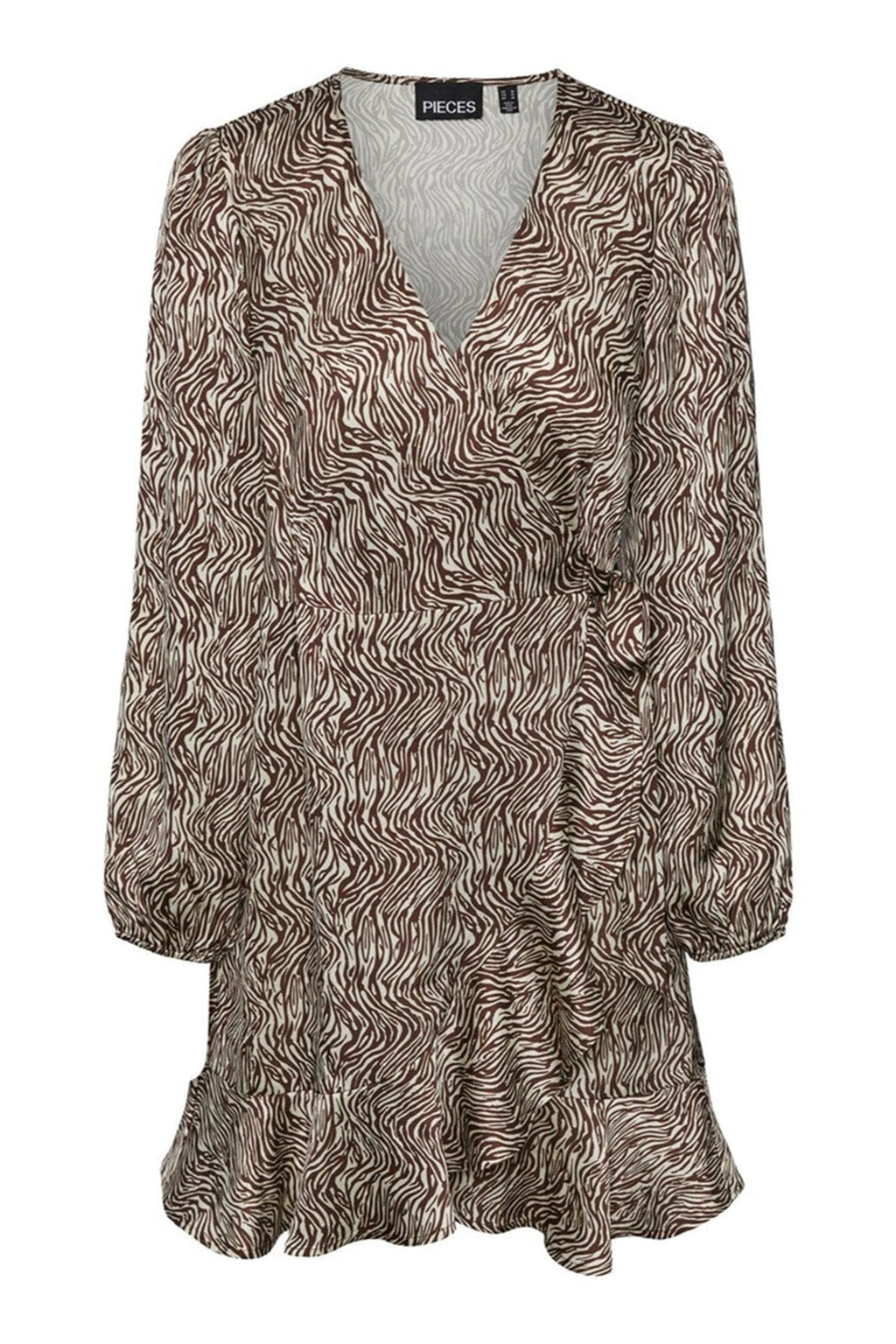 Julia Wrap Kjole - Sikuri kahvi