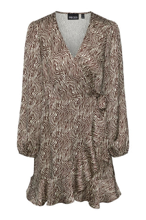 Julia Wrap Kjole - Sikuri kahvi