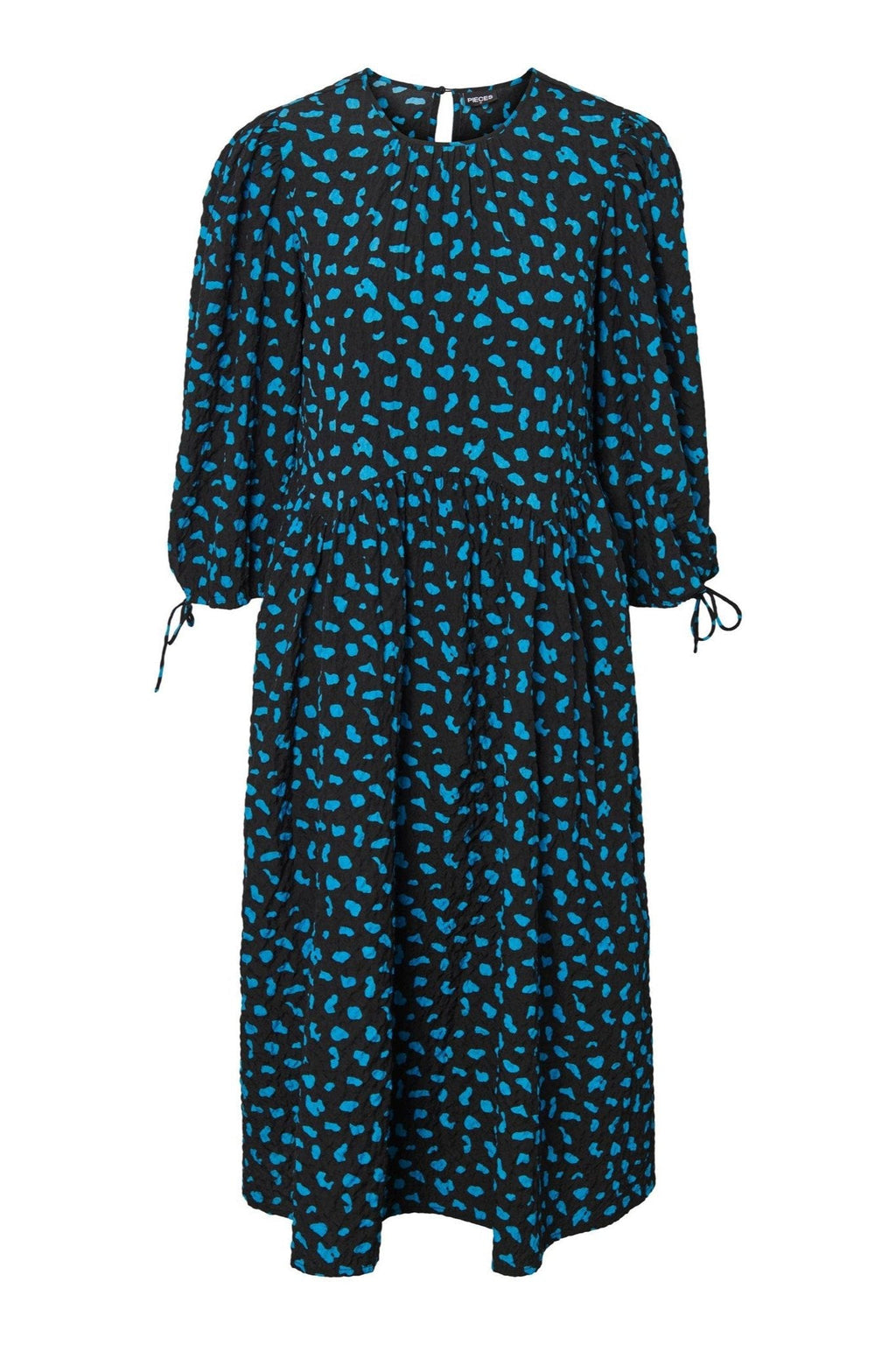 Anemone midi kjole - sininen aster