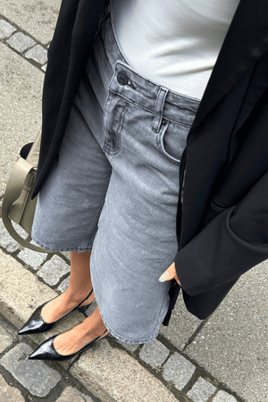 Denim Jorts - Harmaa farkku