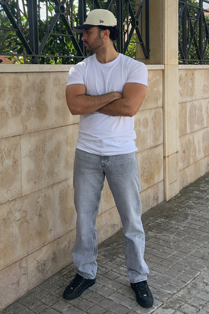 Rentolliset farkut - harmaa farkku