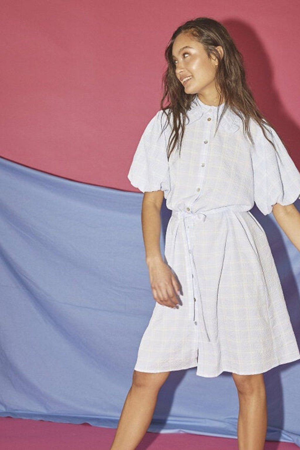 Meta mekko - vaaleansininen