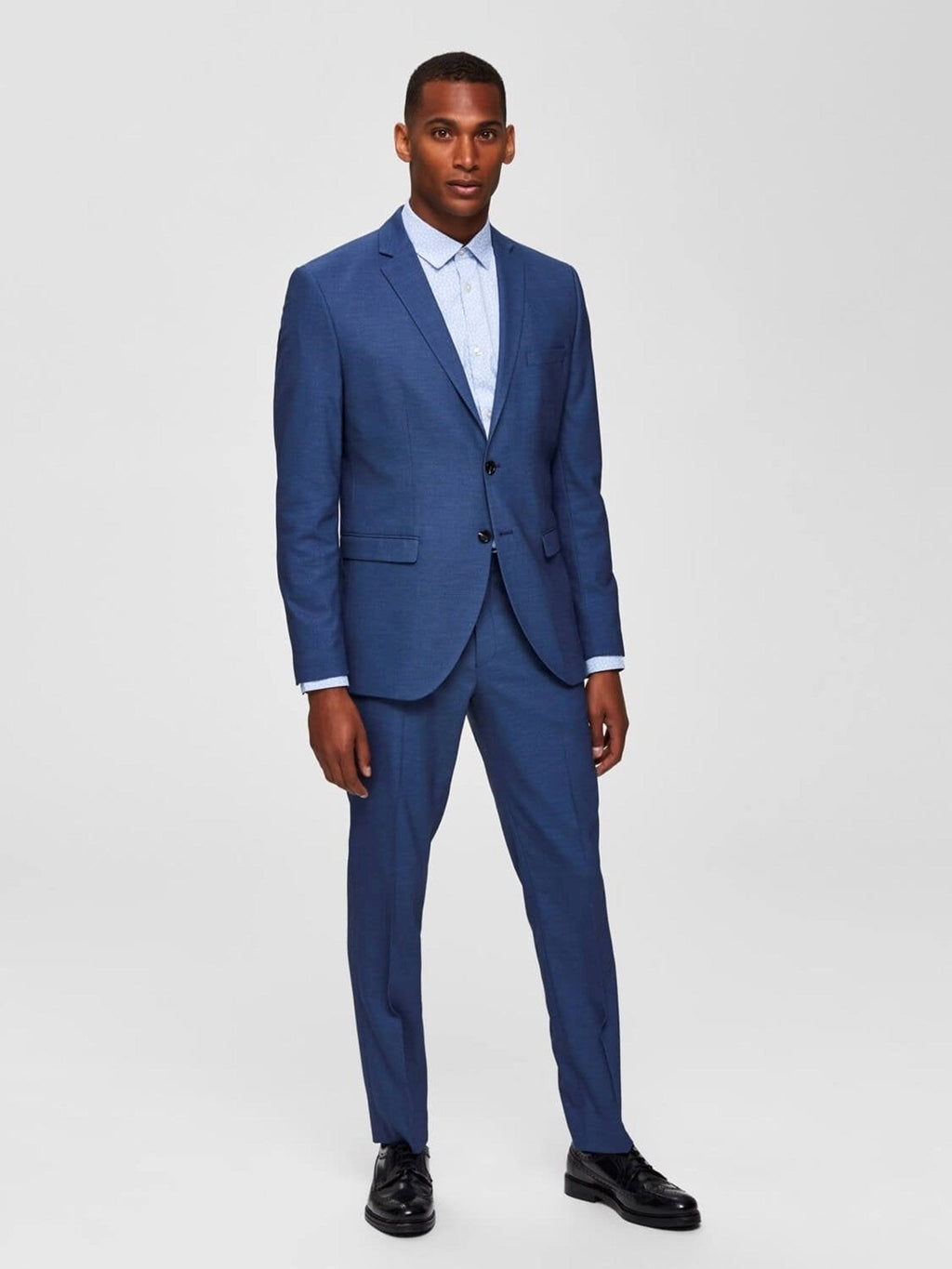 Slim -fit Blazer - tummansininen