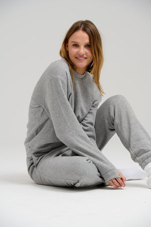 Perusryhmän kaulakehi - vaaleanharmaa melange