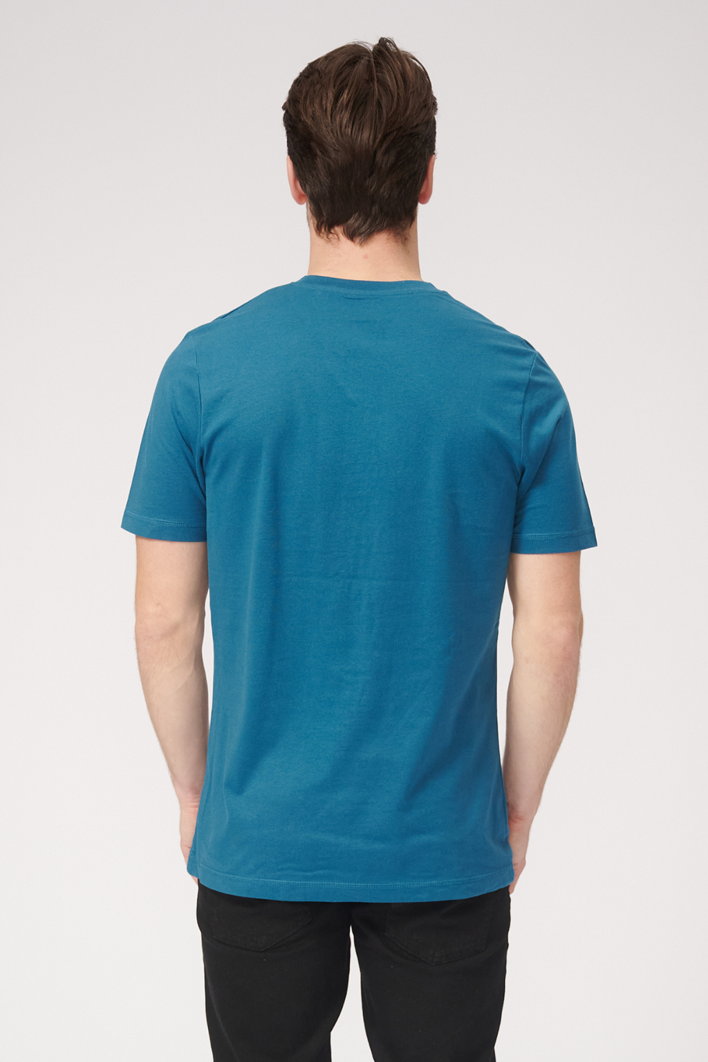 Basic vneck -t -paita - petroleum sininen