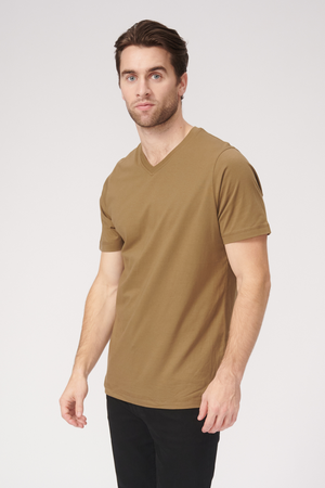 Basic vneck -t -paita - oliivi