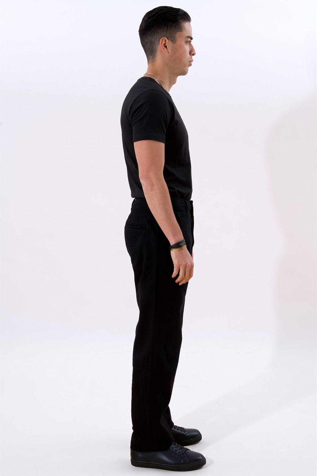 Straight Cotton Chino - musta