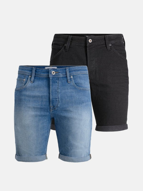 The Original Performance Denim Shorts – Package Deal (2 pcs.) - TeeShoppen Group™ - Shorts - TeeShoppen