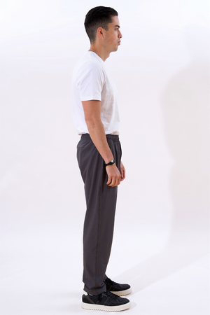 Seurata Pants - Tummanharmaa