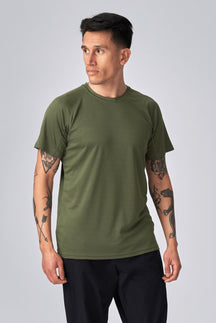 Harjoittelu T -paita - armeijan vihreä