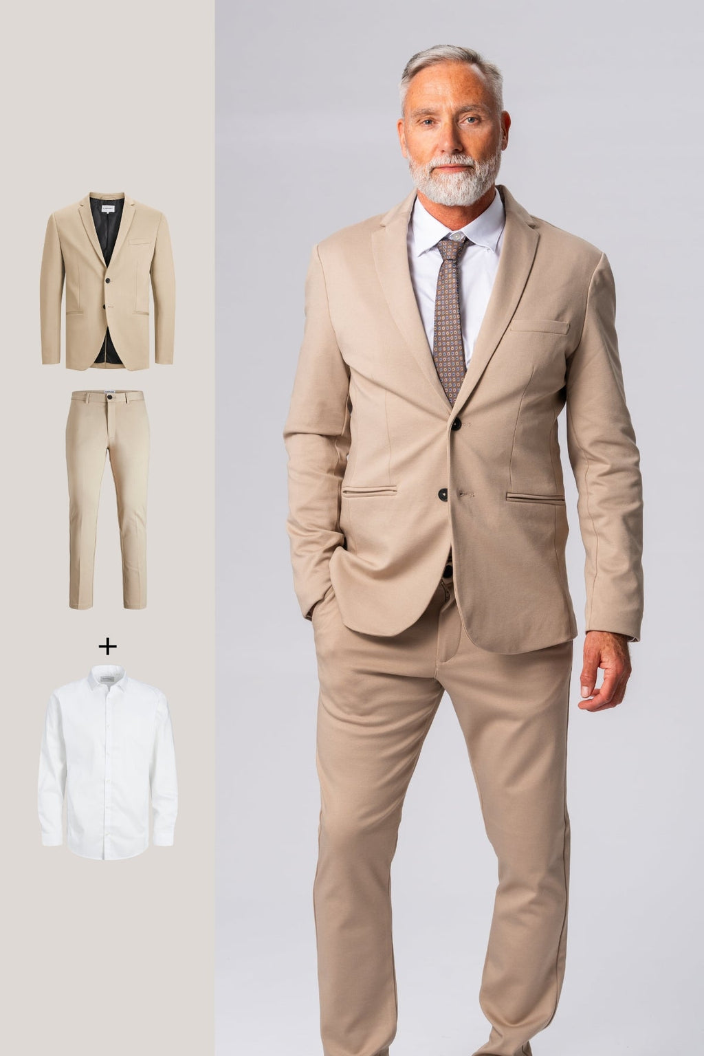 Alkuperäinen esityspuku (hiekka) + Alkuperäinen esityspaita - paketti sopimus
