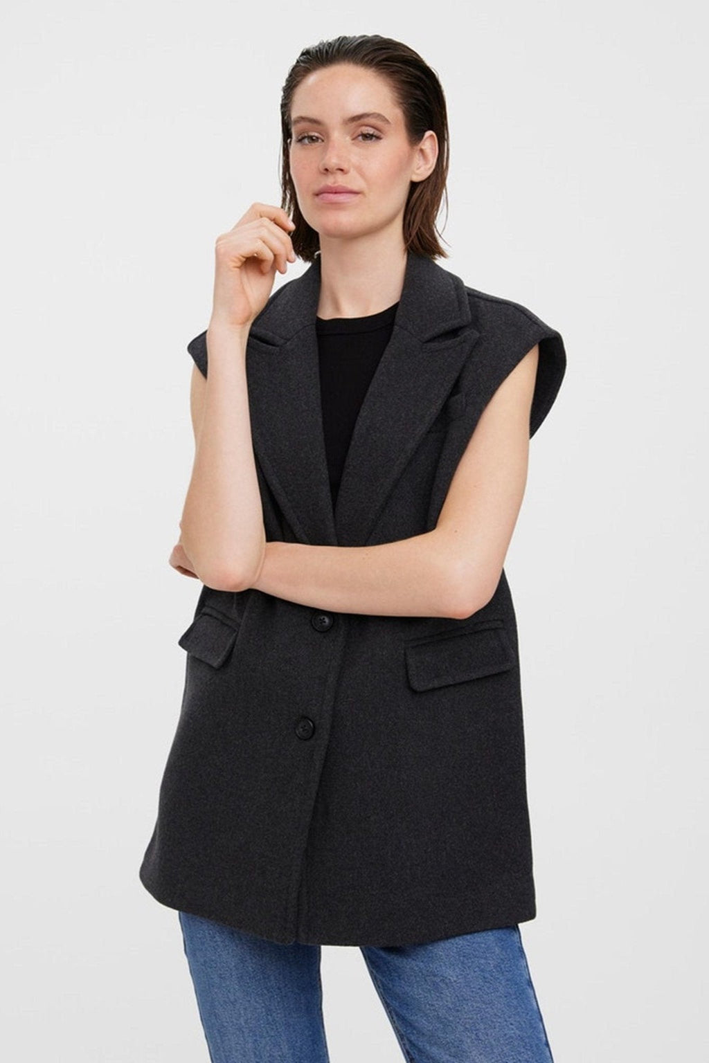 Edna -vyötärö - tummanharmaa melange