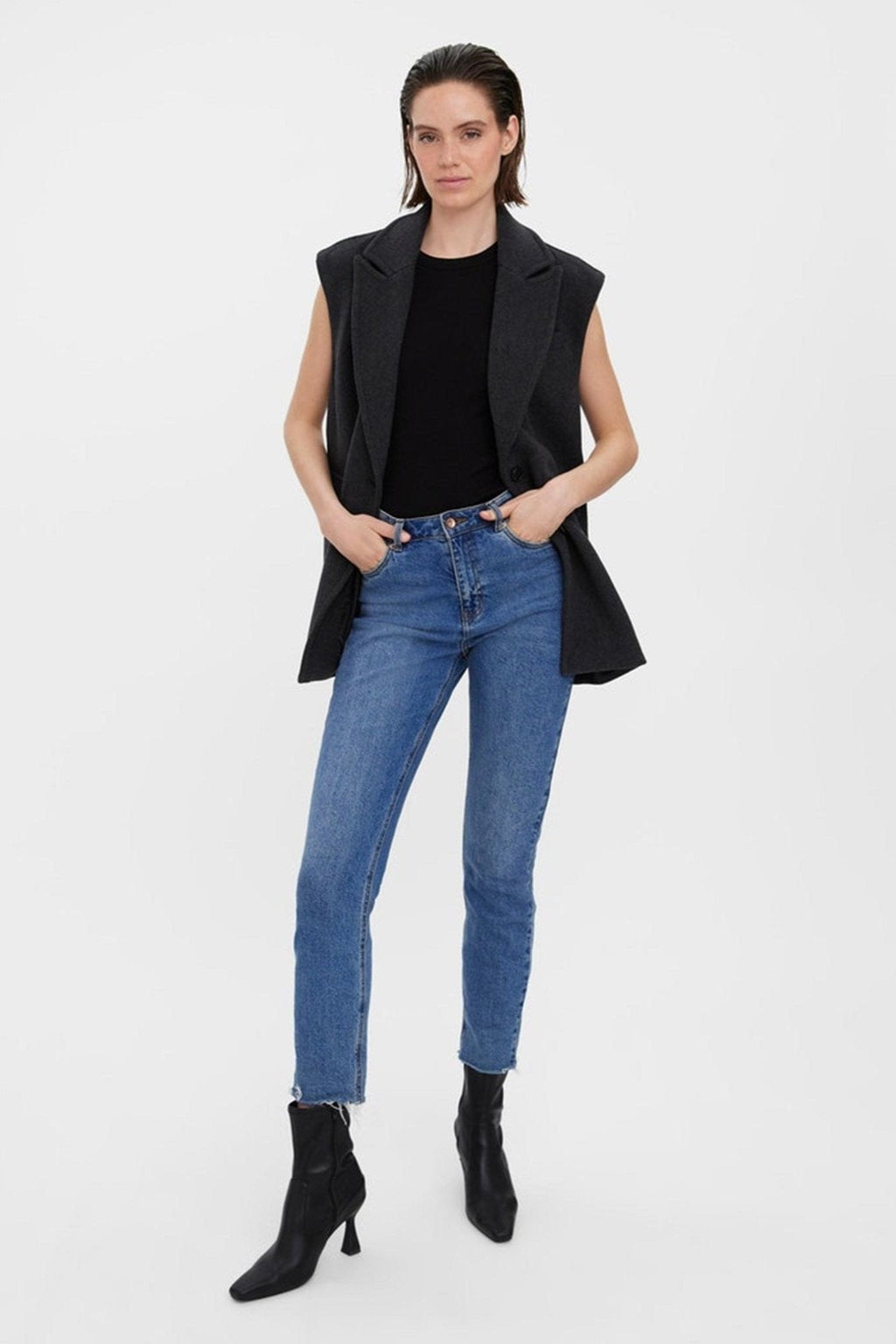 Edna -vyötärö - tummanharmaa melange