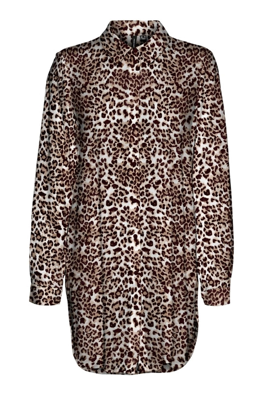 Helppo pitkä paita - ruskea