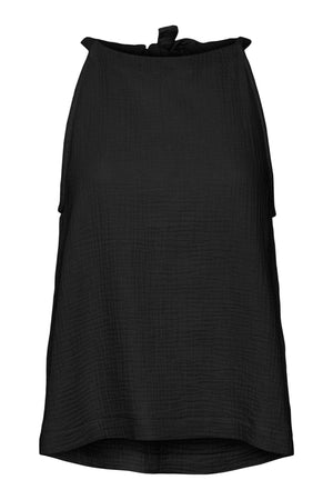 Natali halterneck -yläosa - musta