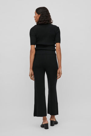 Kasley leimahtaneet housut - musta