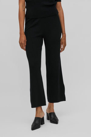 Kasley leimahtaneet housut - musta