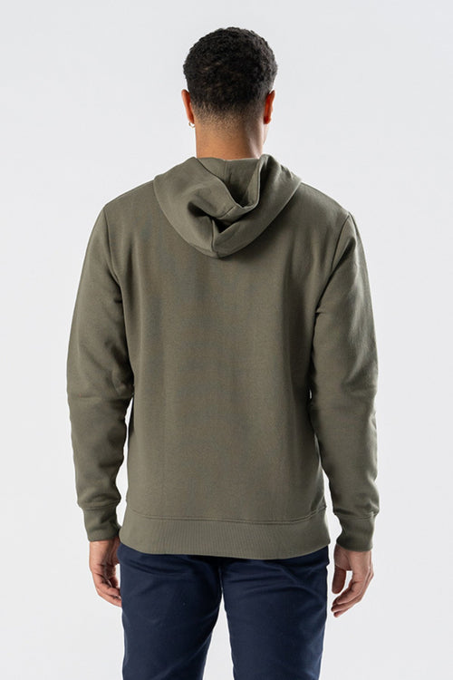 Zip Hoodie - Army Green - TeeShoppen Group™ - Shirt - TeeShoppen