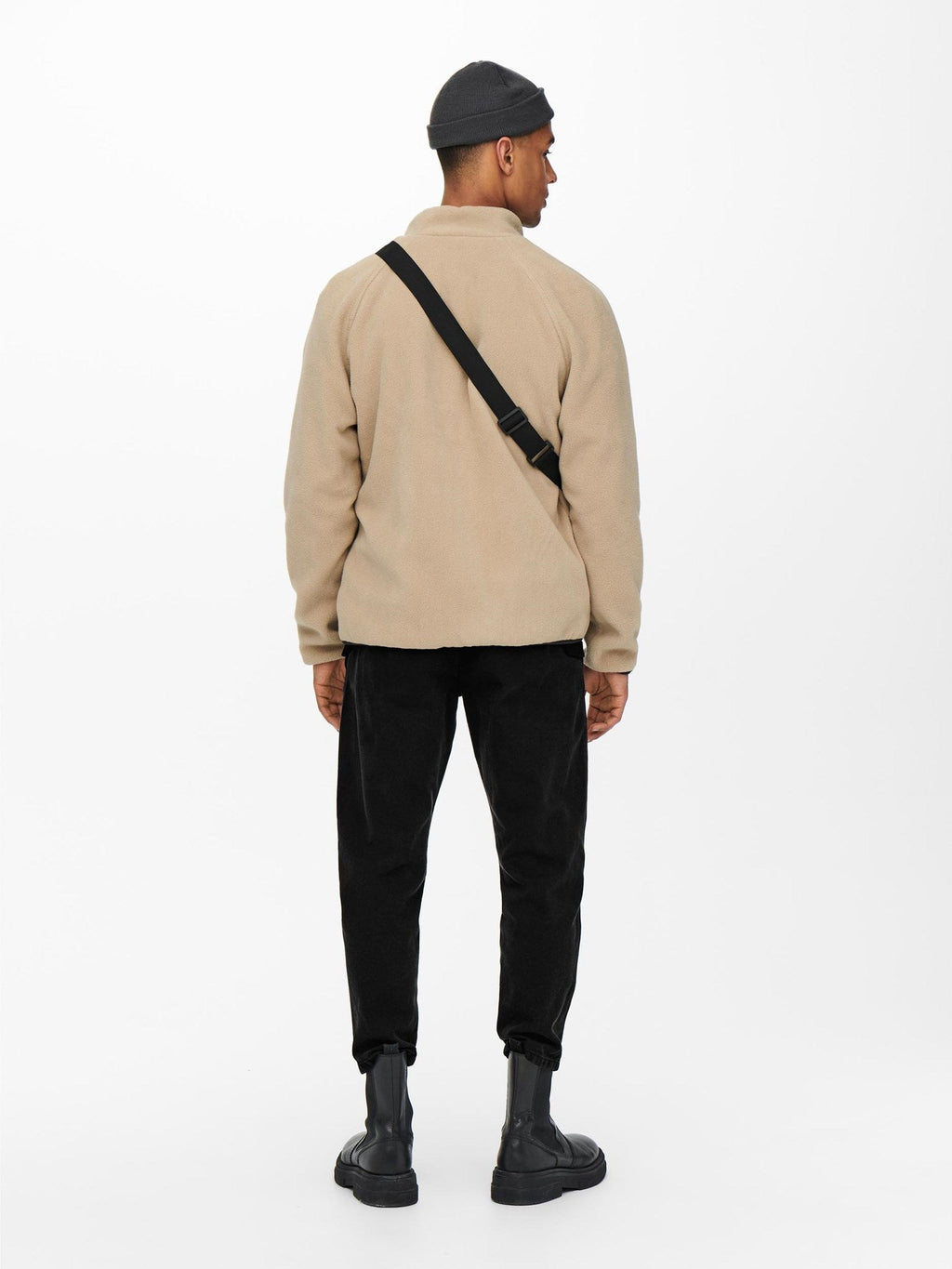 Avi beam chino twill housut - musta