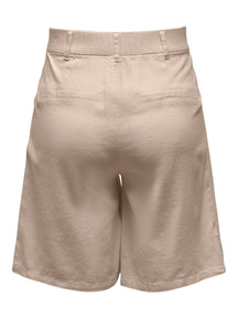 Caro High vyötärö shortsit - Oxford Tan