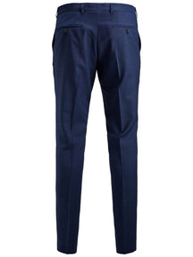 Klassiset puku housut slimfit - keskiaikainen sininen