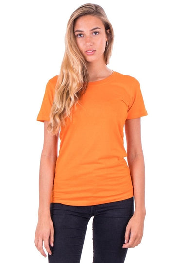 Asennettu t -paita - oranssi