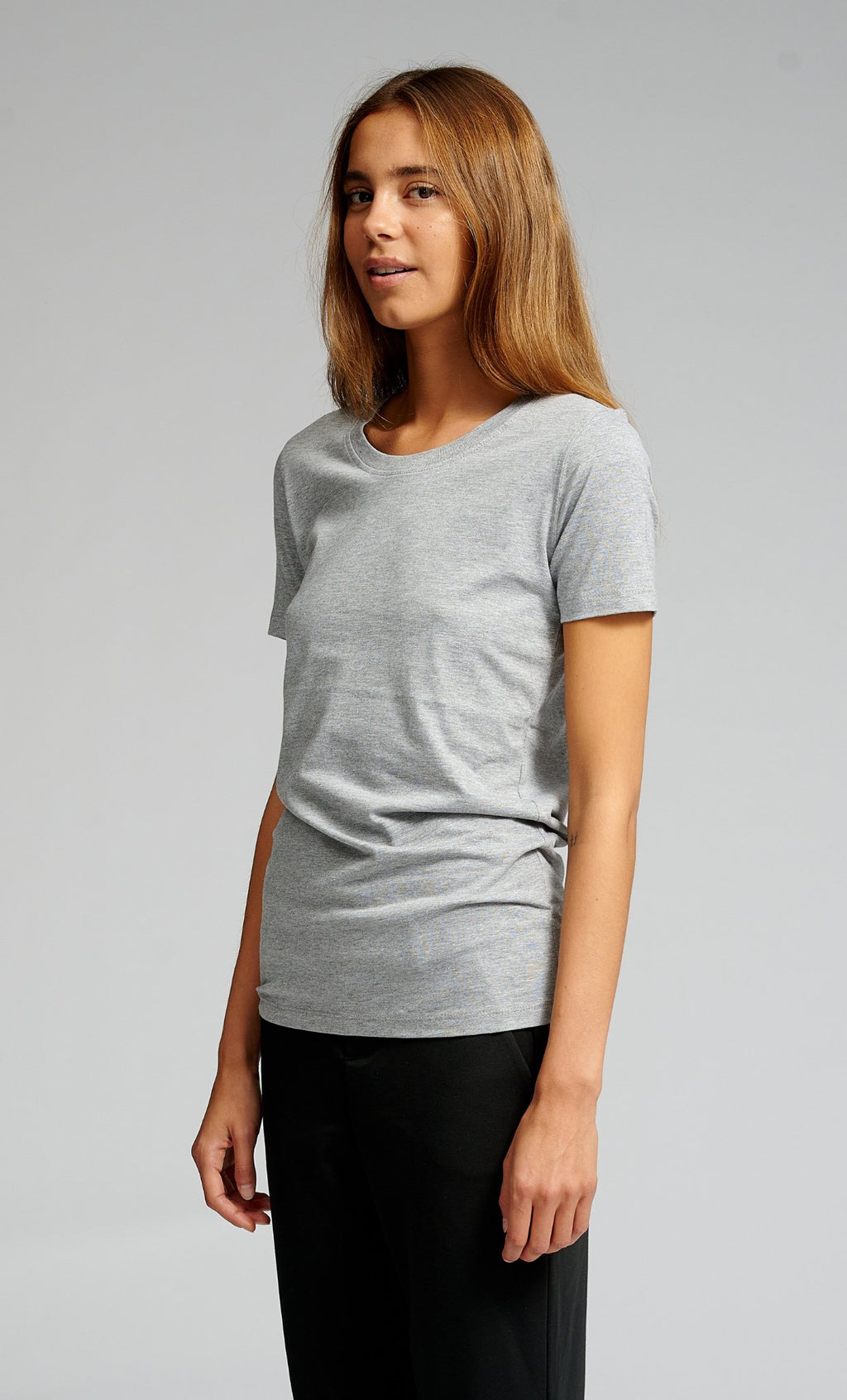 Asennettu T -paita - Oxford Grey